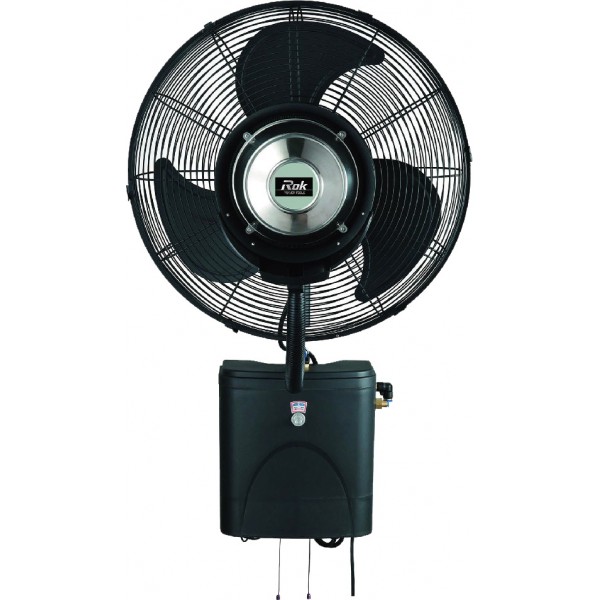 Ventilator perete cu pulverizare apa Rok, 180 W, recipient 8 L